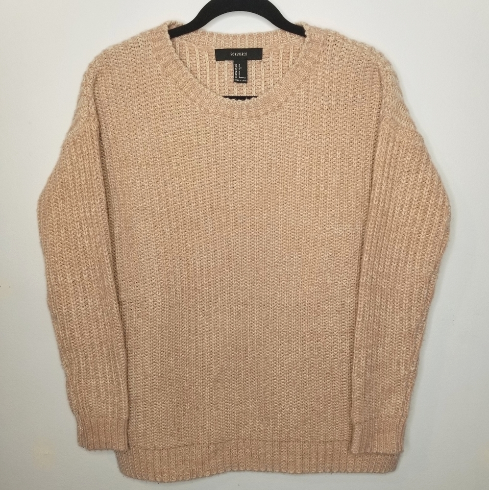 ::SALE::  Forever 21 - Light Pink Chunky Knit Sweater